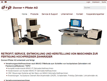 Tablet Screenshot of dpag.ch